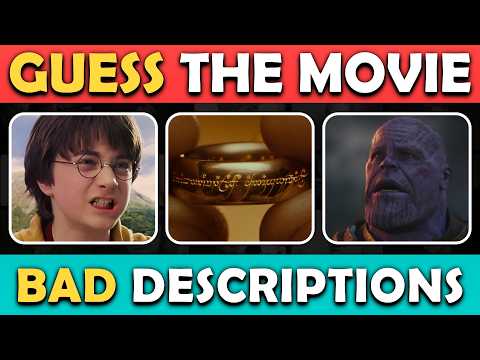 Can You Guess 50 Movies From Their Terrible Descriptions?