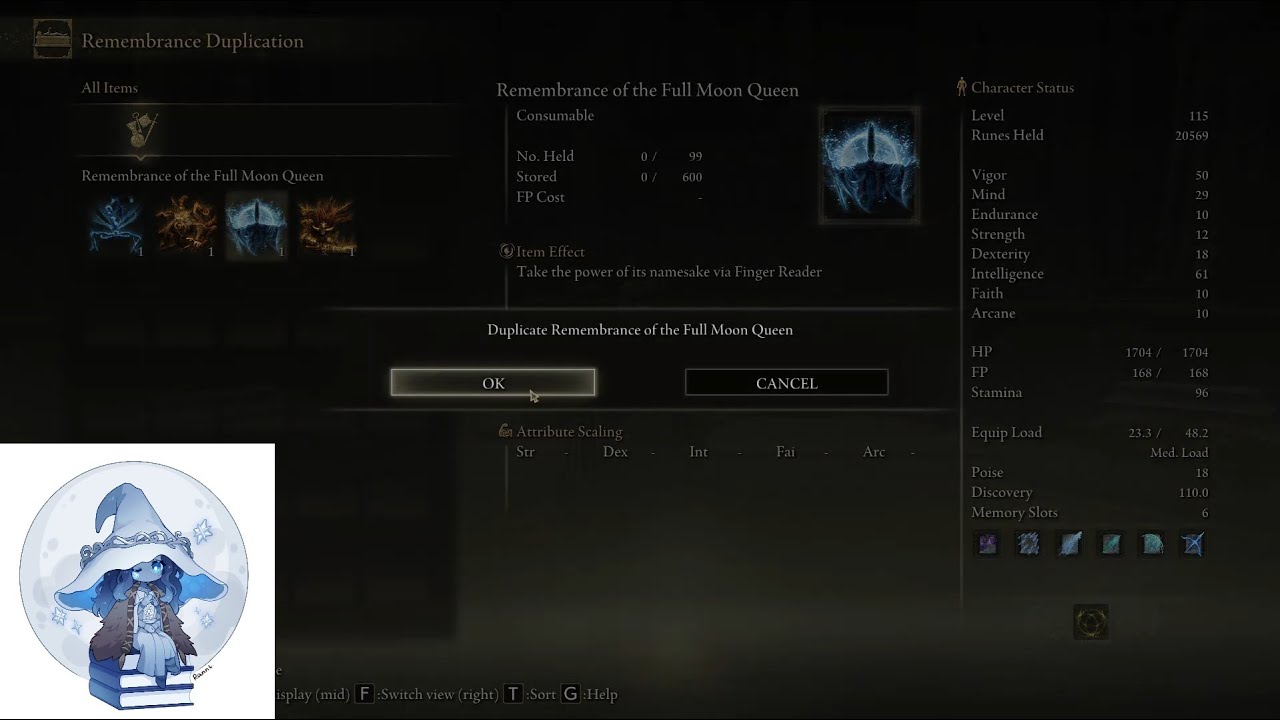 Elden Ring - Lunar Princess Ranni - Remembrance Duplication