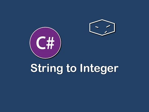 string to integer in c#