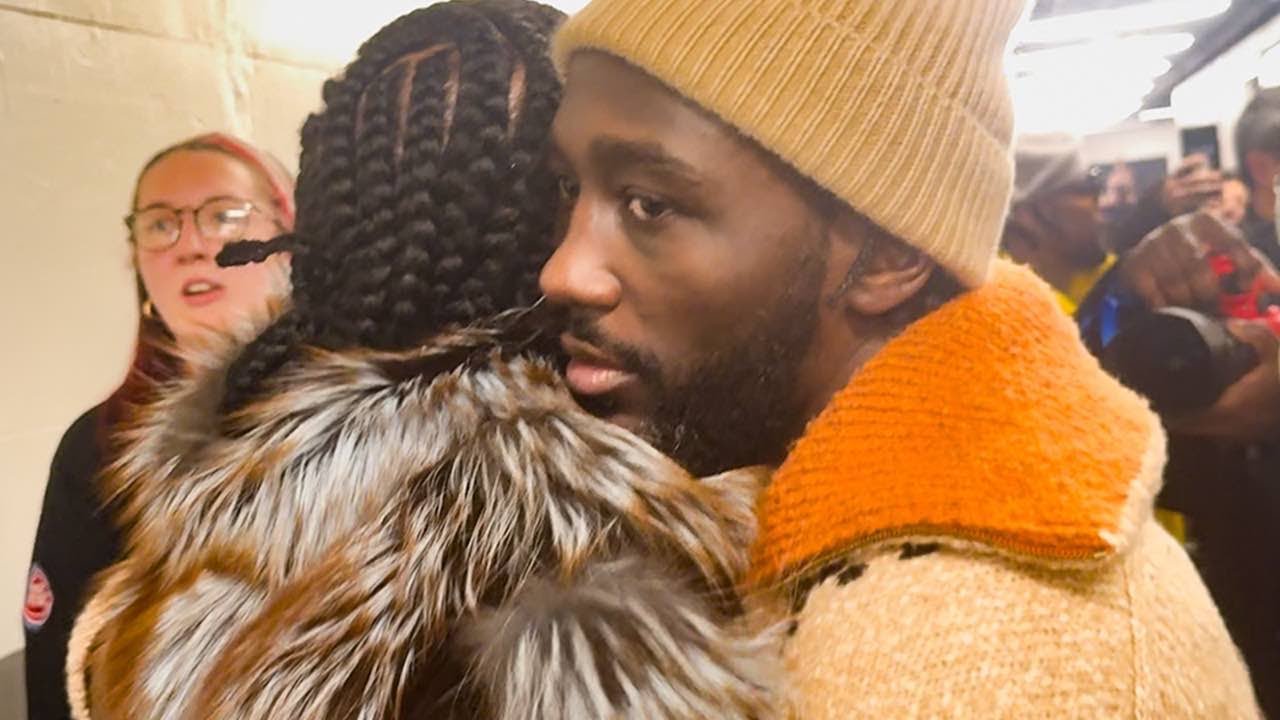 Terence Crawford COMFORTS Franchon Crews-Dezurn — FINAL WORDS on Claressa Shields LOSS & BEEF