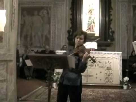 Bach Ciaccona: violin Yulia Berinskaya