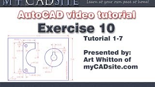 AutoCAD exercise #10