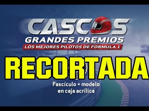 Campaña Frontera pico RECORTARON LA COLECCION DE CASCOS GRANDES PREMIOS DE LA FORMULA 1 DE PANINI  MEXICO - YouTube