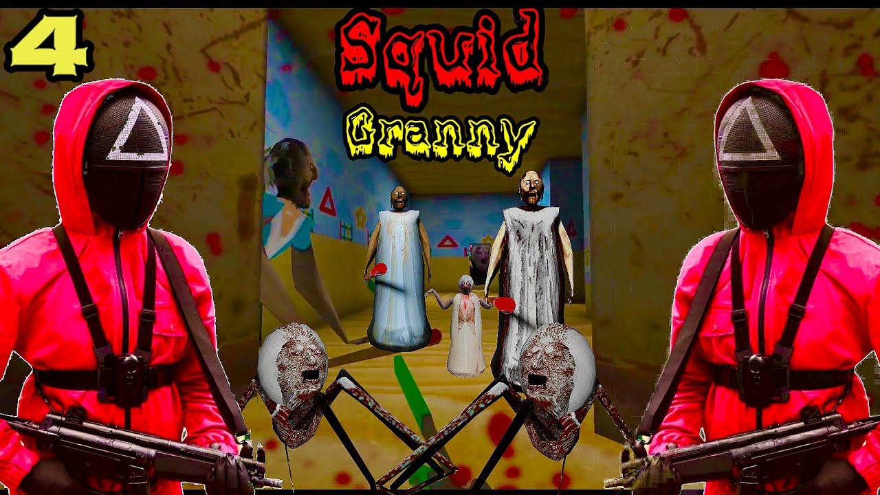 Granny Game Horror Escape Gameplay | Squid Granny Full Gameplay | Granny horror Game Gaming Ep04.