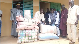 Kossouka : Le député Wendyélé Sawadogo offre un forage aux éléves et des vivres aux déplacés