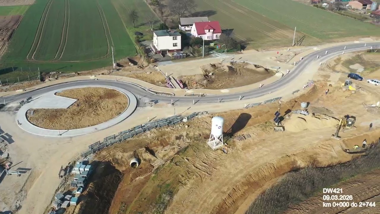 DW421 – Przelot dronem – 0+000-2+744 – cz.4