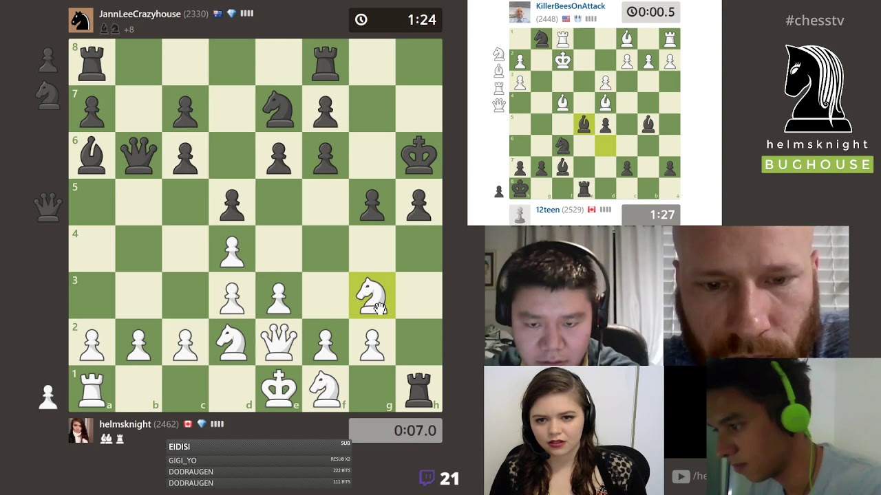 Young Guns vs Old School Bughouse Chess Match