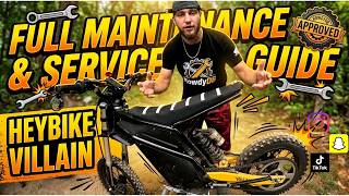 How To Service & Maintain A Heybike Villain (Full Guide)