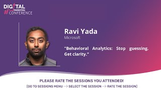 Behavioral Analytics: Stop guessing. Get clarity. by Ravi Yada