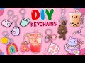 8 amazing diy keychains  easy crafts for girls  how to make cute key chains  viral tiktok crafts