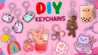 8 AMAZING DIY KEYCHAINS - Easy Crafts for Girls - How To Make Cute Key chains - Viral Tiktok Crafts screenshot 3