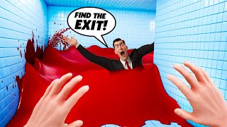 I'm TRAPPED In A CURSED Subway in VR! - Exit 8 VR screenshot 4