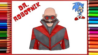 How To Draw Dr Robotnik Easy Sonic The Hedgehog 2022