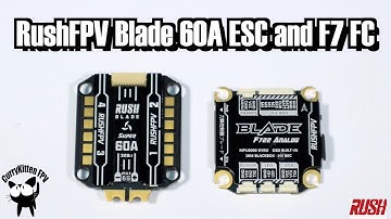 RushFPV Blade Super 60A ESC board and F722 Flight controller.  Supplied by RushFPV
