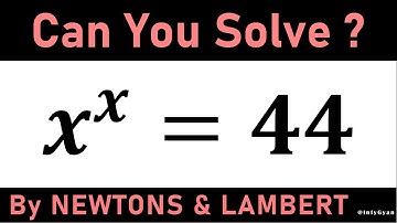 Mastering Exponential Equation: Newton-Raphson and Lambert W Methods