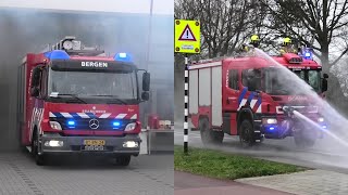 Prio 1 - Brandweer Bergen Nh Afscheid Oude Ts 10-4234 & Feestelijk Onthaal Nieuwe Ts 10-6545