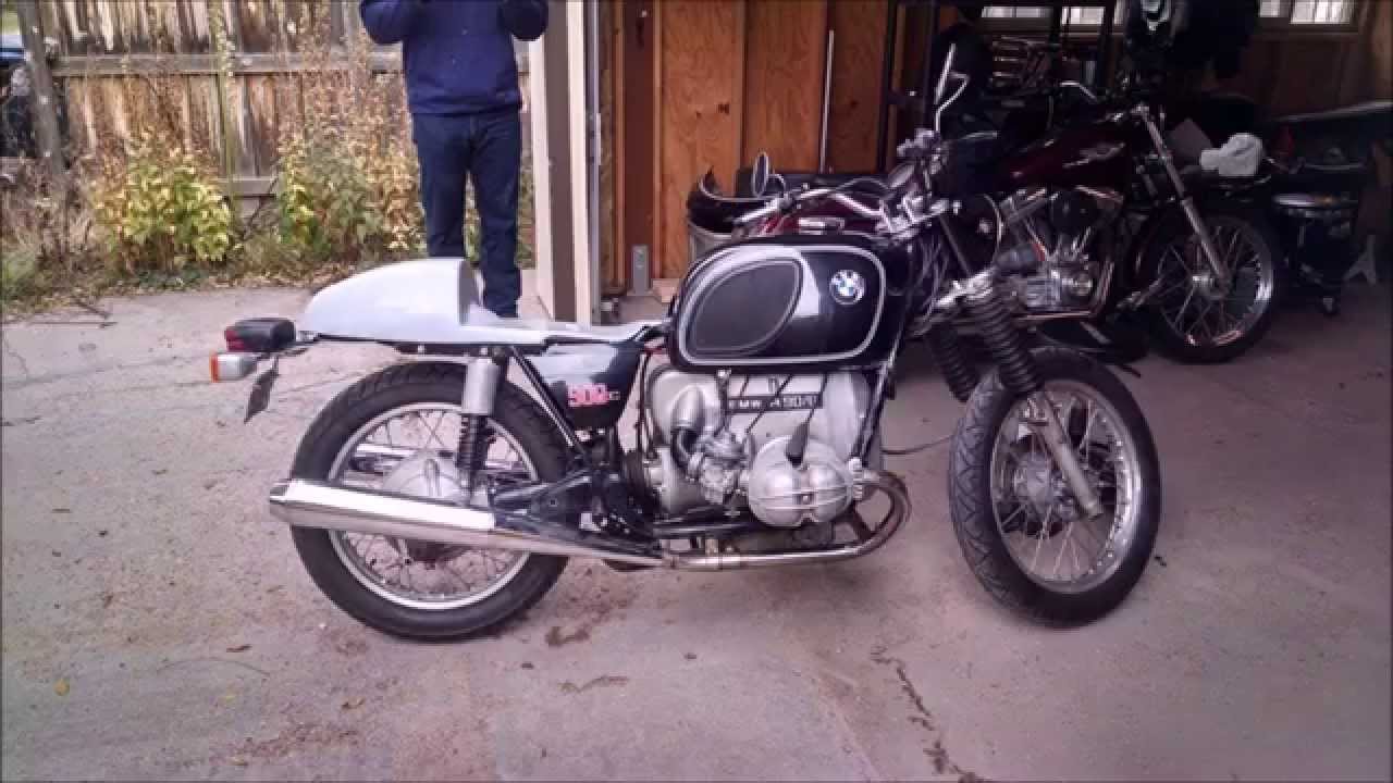 1974 BMW R90/6 Cafe Racer: Part 1 - YouTube