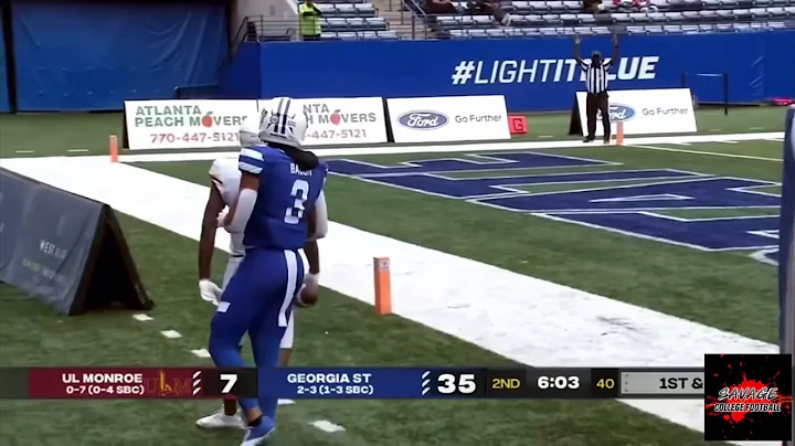 ULM Wide Receiver Perry Carter Jr. career highligh...