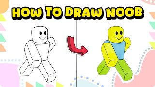 RobloxのNoobの描き方 - ステップバイステップのゲーム描画 screenshot 3