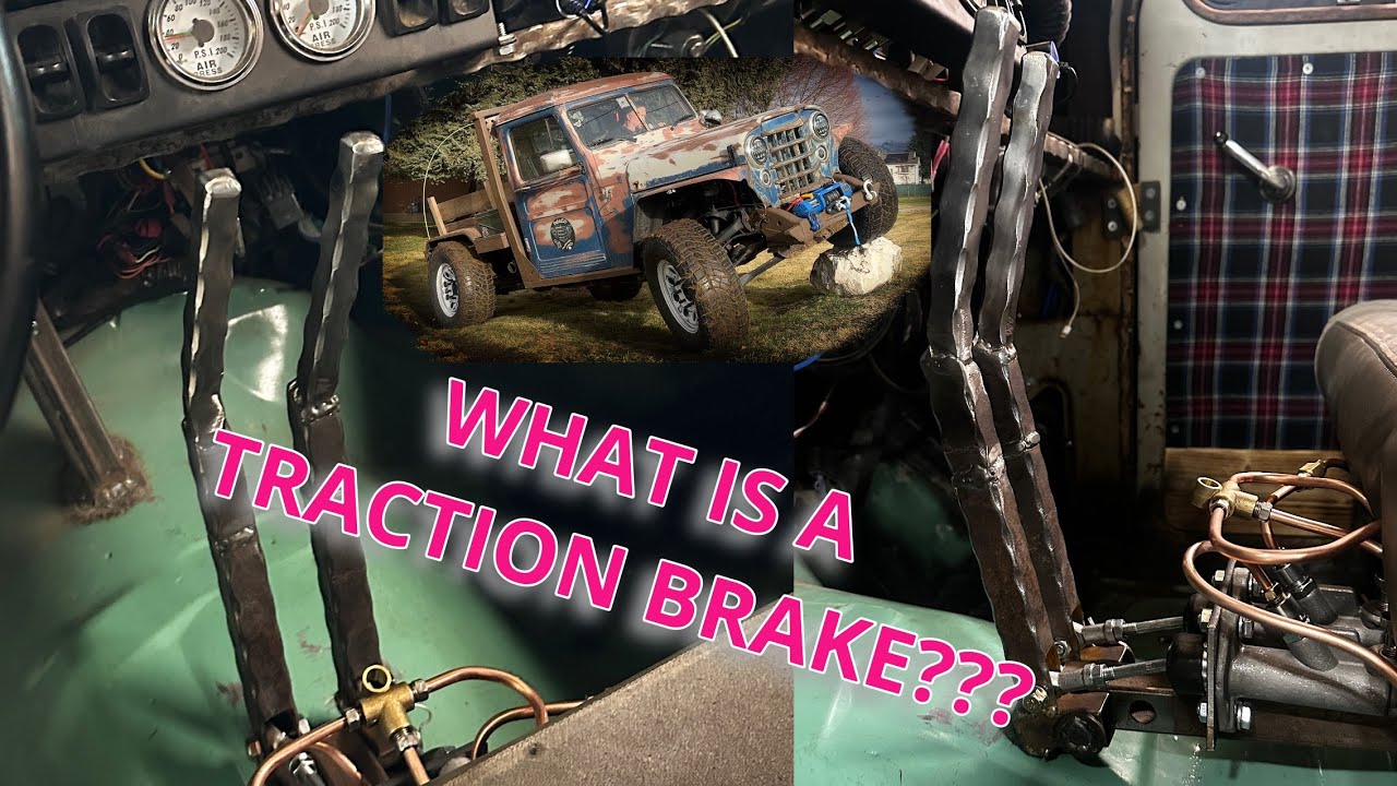 Тяговые тормоза??? Я сделал "ручки для вечеринок" для своего модернизированного внедорожника Will...