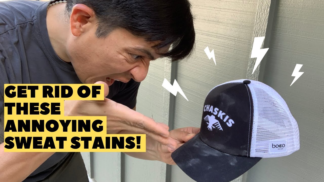 bombe taske Ruin How To Clean Sweat Stains From Your Running Hat (Save Your Fav Hat!) -  YouTube