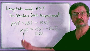 Astronomy GCSE Topic 4 Longitude and Apparent Solar Time