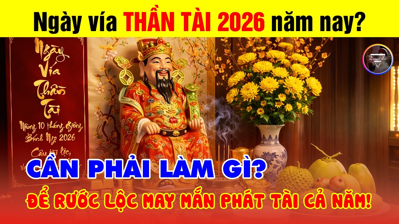 Ngày Vía Thần Tài 2026 – Cần Làm Gì Để Rước Lộc May Mắn, Phát Tài Cả Năm Bính Ngọ?