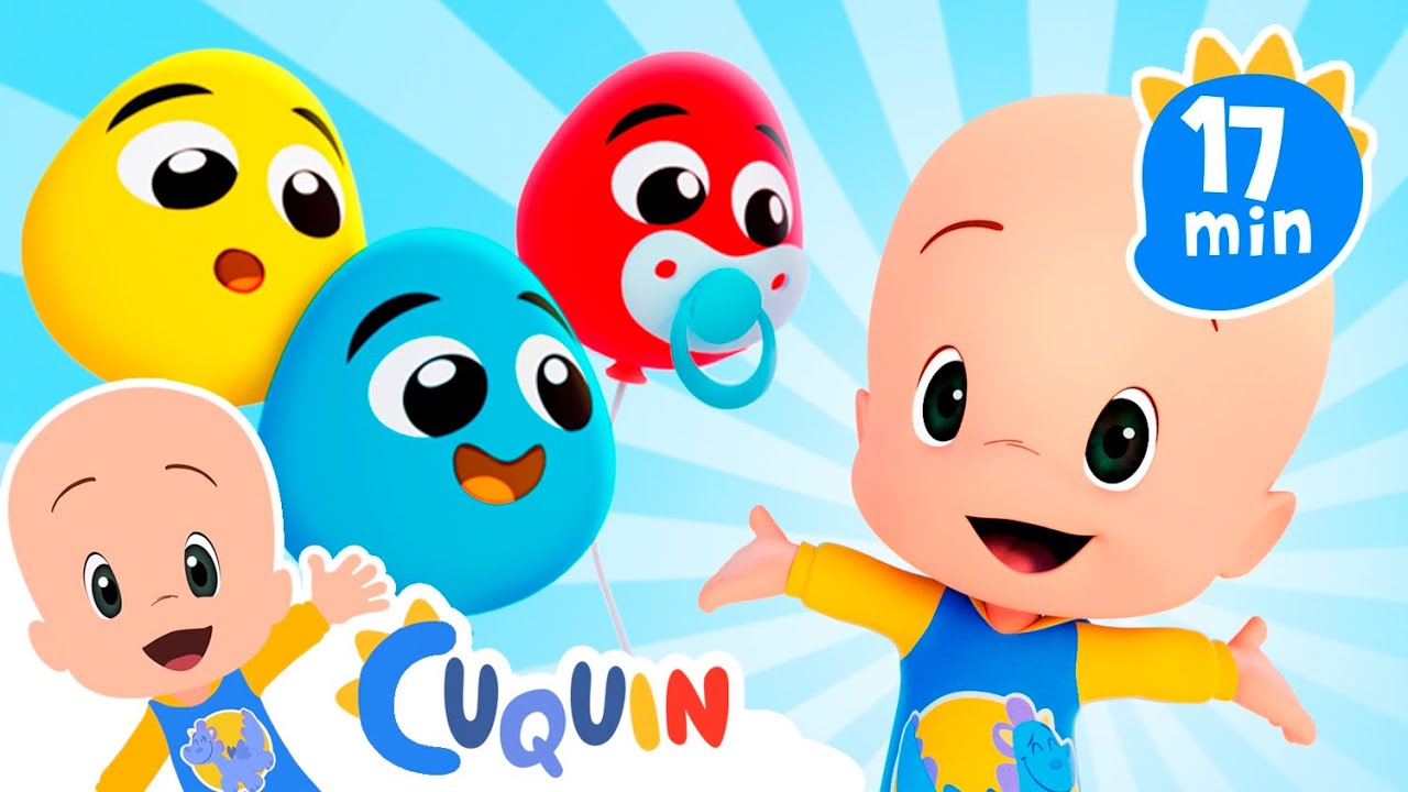 Baby Colorful Balloons | Cleo & Cuquin Educational Videos for Children