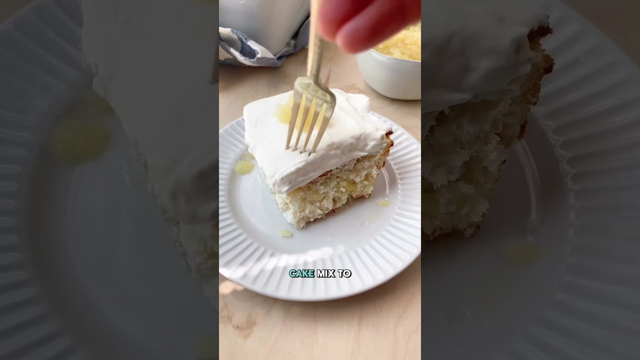 Pineapple Angel Food Cake 