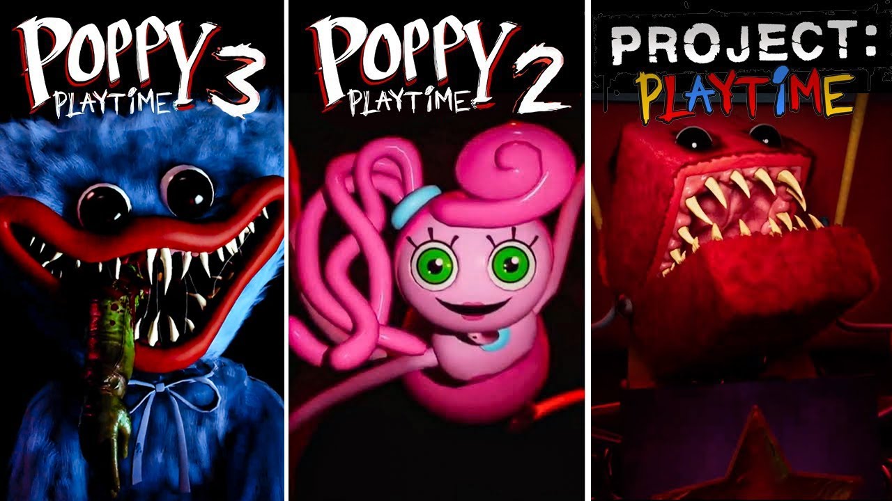 Chapter 2 VS Chapter 3 VS Project: Playtime (Poppy Playtime Trailer  Comparison) 