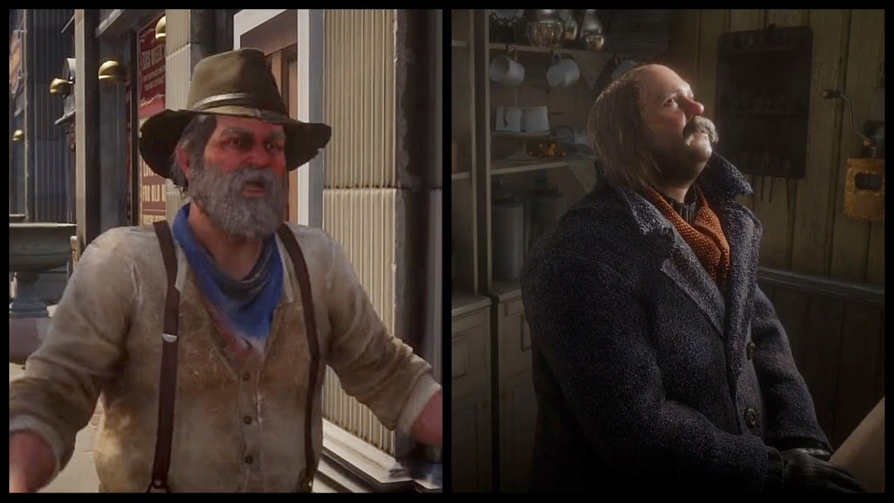 Pearson And Uncle's Reaction To Seeing John Alive In Epilogue Is Literally The Same - RDR2