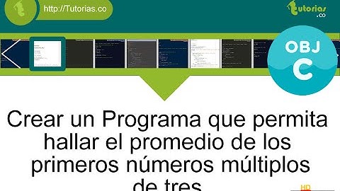 POO + operadores + Objective C (promedio de numeros multiplos de tres)