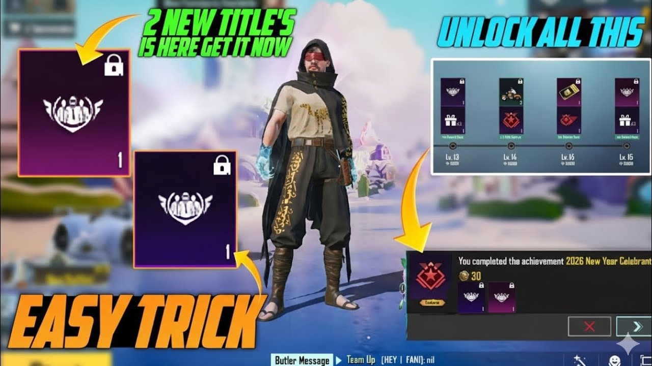 Get Free 2 Titles | How To Get Elite Training Instructor Title In One Day | Best Trick | PUBGM