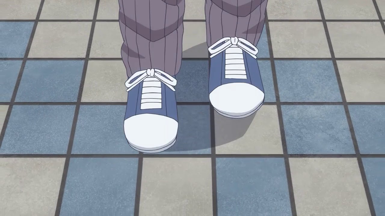 Kokoro and pikari buying marron pie. amanchu advance ep4