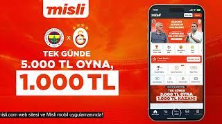 Mislide 5.000 Tl Oynayan Yeni Üyeler 1.000 Tl Kazanıyor