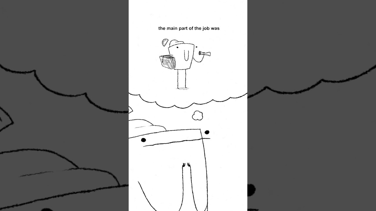 my first job as a paper boy at 12 years old (animated short) 