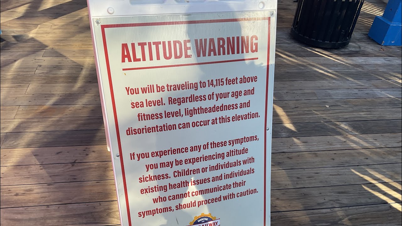 Pikes peak Cog Railway ride 2025 November 15th