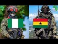 Nigeria vs Ghana Military Power Comparison | Who is Stronger