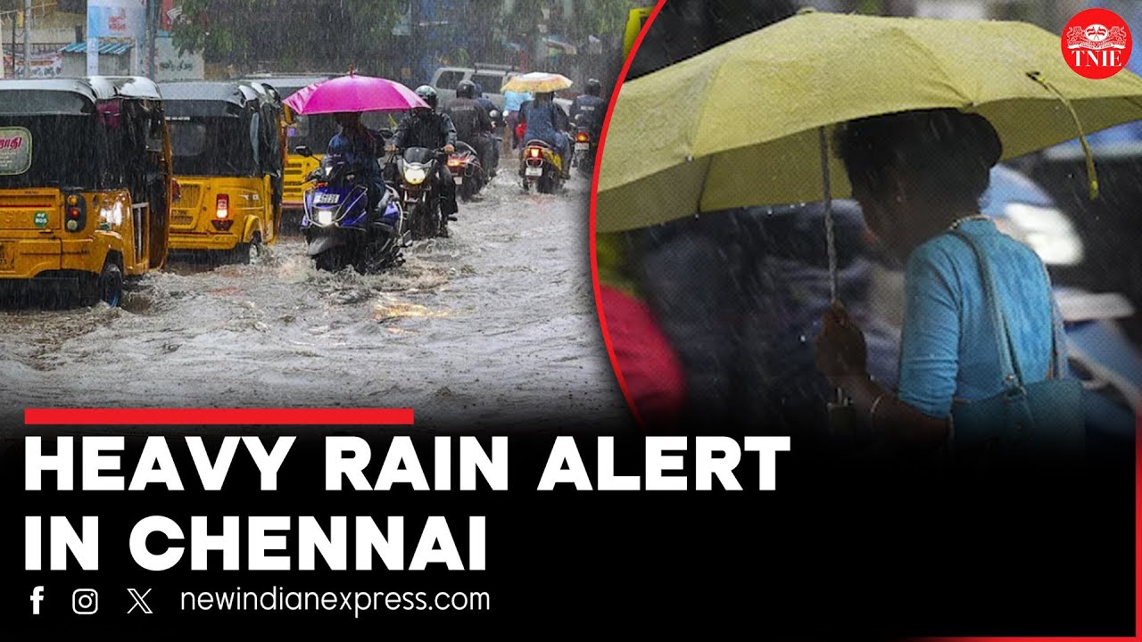 Wet Tuesday in Chennai, heavy rain to continue till December 1 - YouTube