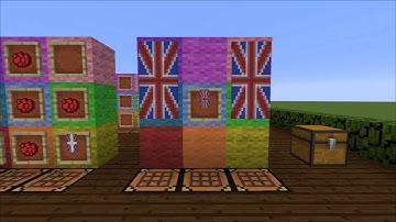 British Flag Banner Tutorial Minecraft