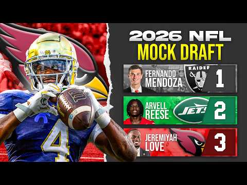 2026 Nfl Mock Draft | Jeremiyah Love Top 5!