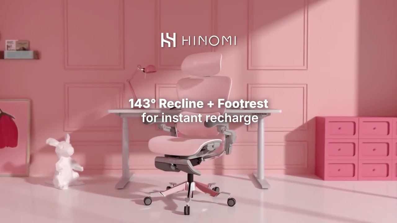 Hinomi H2 Pro: 143° Recline + Footrest for instant recharge