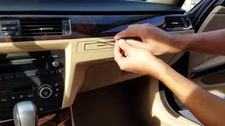 2007 bmw 328i e90 cup holder removal and replace Bmw E90 Cup Holder