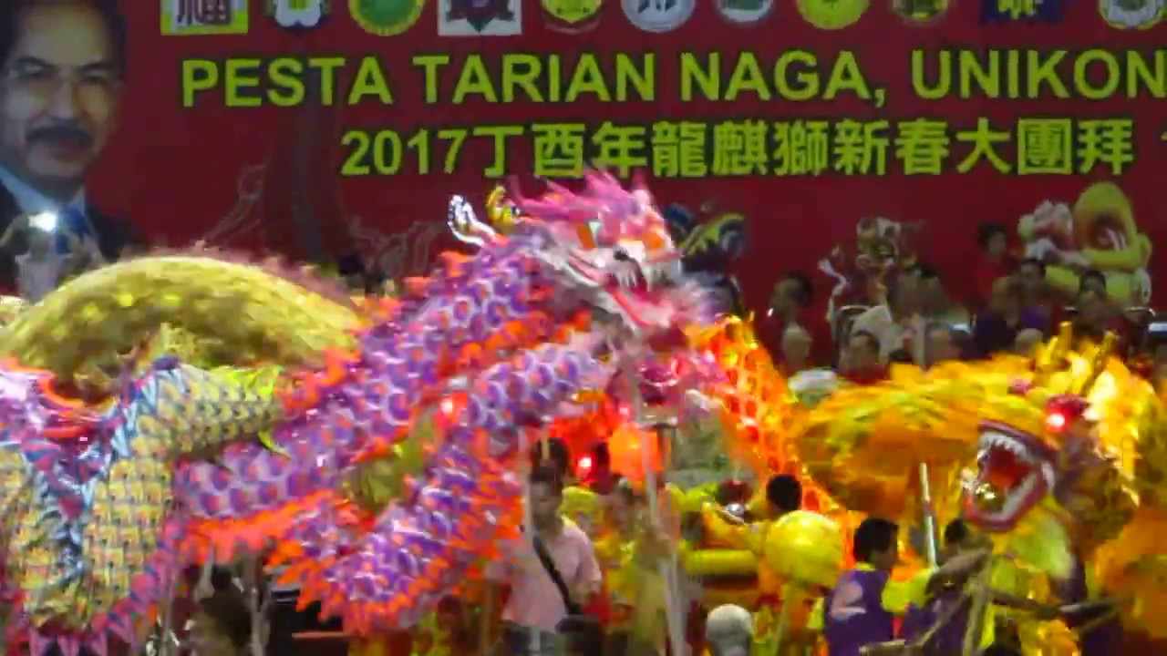 2017 KK Dragon Unicorn Lion Dance Festival 亚庇龙麒狮大团拜