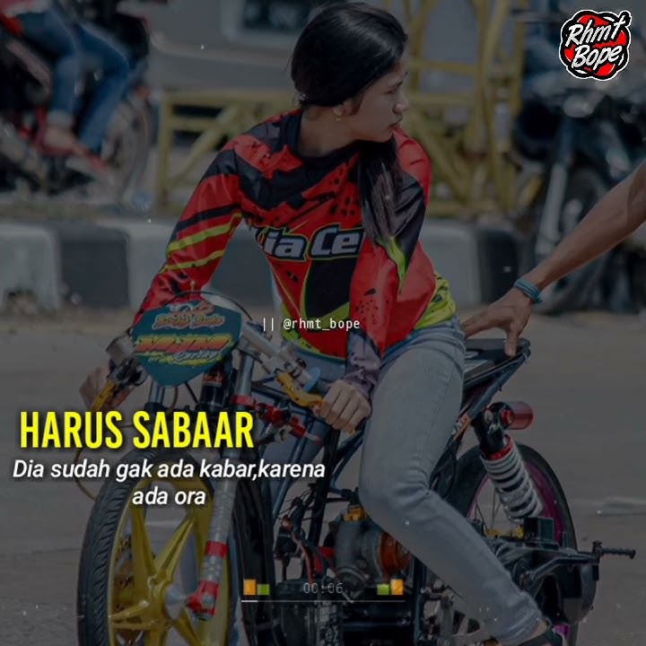 Dj pong-pong || storywa cewek racing keren!!