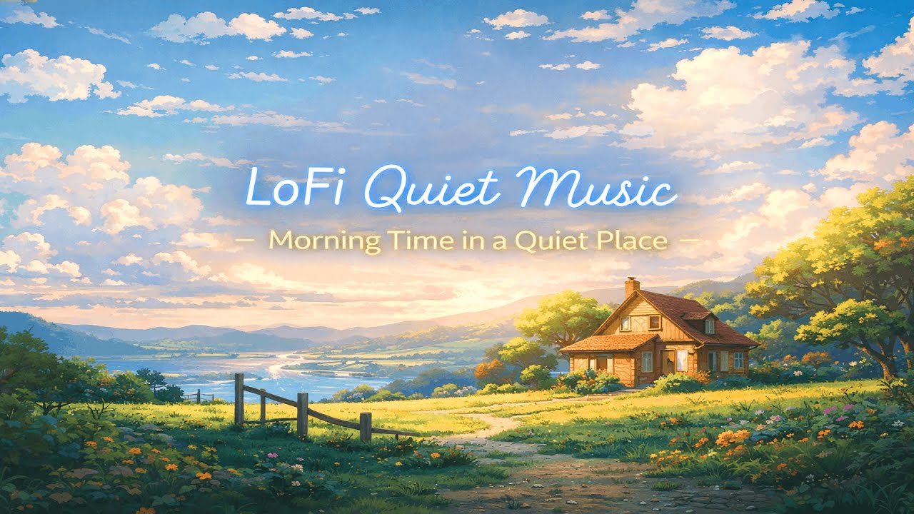 LoFi Quiet Music [Morning Time in a Quiet Place] to study, chill, sleep, relax, work