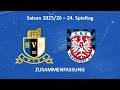 SVE TV Eintracht Trier Vs FSV Frankfurt Highlights 24 Spieltag Saison 25 26 SVE TV Eintracht Trier Vs FSV Frankfurt Highlights 24 Spieltag Saison 25 26