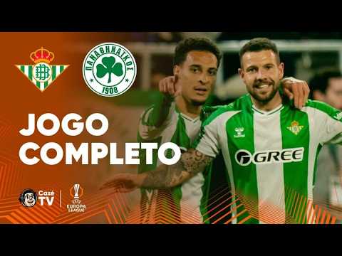 JOGO COMPLETO: REAL BETIS X PANATHINAIKOS | EUROPA LEAGUE 2025/2026 | OITAVAS DE FINAL