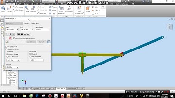 Mô phỏng cơ cấu tan trong inventor