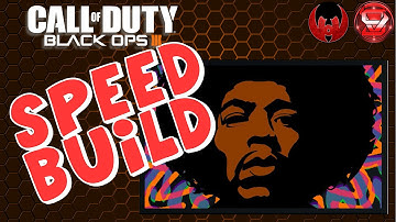 Jimi Hendrix - #TheLegendCollection - SPEED BUILD - Black Ops 3 Emblem Tutorial